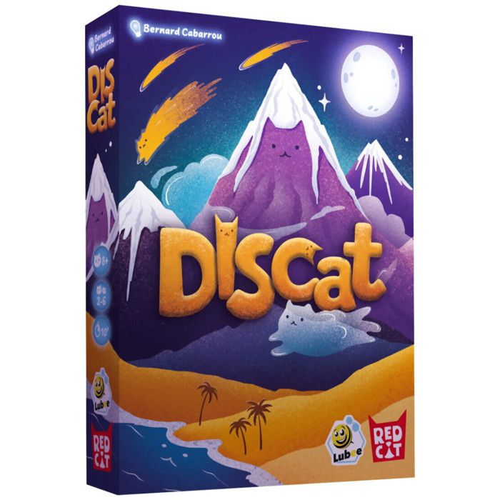 Jeu de cartes - Discat - 2+ joueurs - À partir de 8 ans - Multicolore