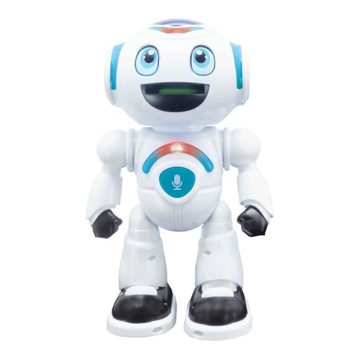 LEXIBOOK - POWERMAN® MASTER Robot Programmable - Quiz, Musique, Jeux, lancer de disque et télécommande (Français)