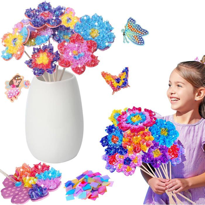 Kit Bricolage Enfant Fille Bricolage Jouet Jeux Enfant 3 4 5 6 7 8 Ans Activite Manuelle 3-9 Ans Cadeau Fille 3 4 5 6 7 8 Ans
