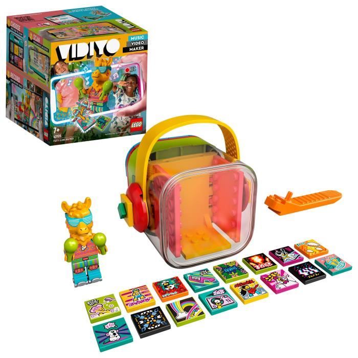 LEGO® 43105 VIDIYO™ Party Llama BeatBox Créateur de Clip Vidéo Musique, Jouet Musical avec Lama, Appli Set de Réalité Augmentée