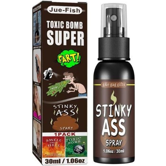 Spray PuantFart SpraySpray Qui PUE Le CacaBoule Puantes PuissanteCadeau Gag Amusant pour Enfant et AdultesMauvaise Odeur Super