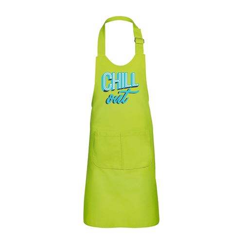 Fabulous Tablier Cuisine Enfant 2 Poches Vert Chill Out - Retro - Haut de gamme