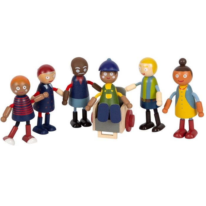 Small foot company - Famille de poupées avec fauteuil roulant - LEGLER