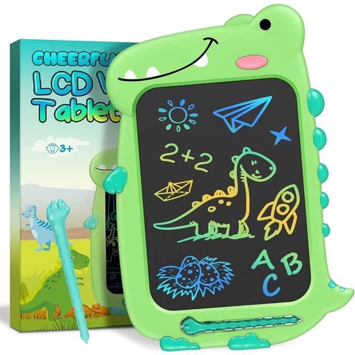 ARDOISE MAGIQUE Dinosaure Enfant Jouet Garcon Fille Cadeau Fille Garcon 3 4 5 6+ Ans Tablette Dessin Enfant 10 Inch Creatif Calen