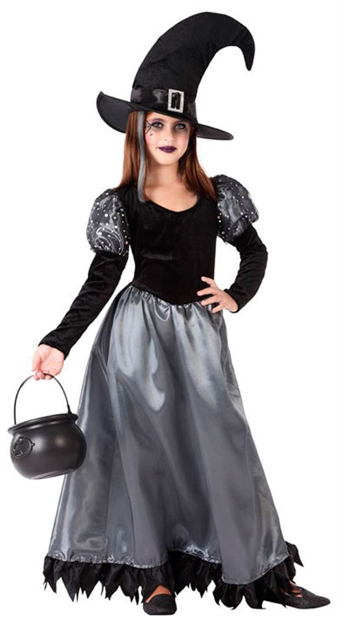 Déguisement Sorcière - Fille - 10/12 ans (140 à 152 cm) ATOSA