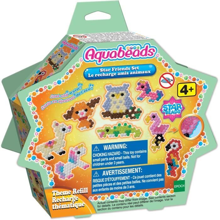 Perles à assembler AQUABEADS - 31602 - Amis animaux - Loisir créatif pour enfant mixte