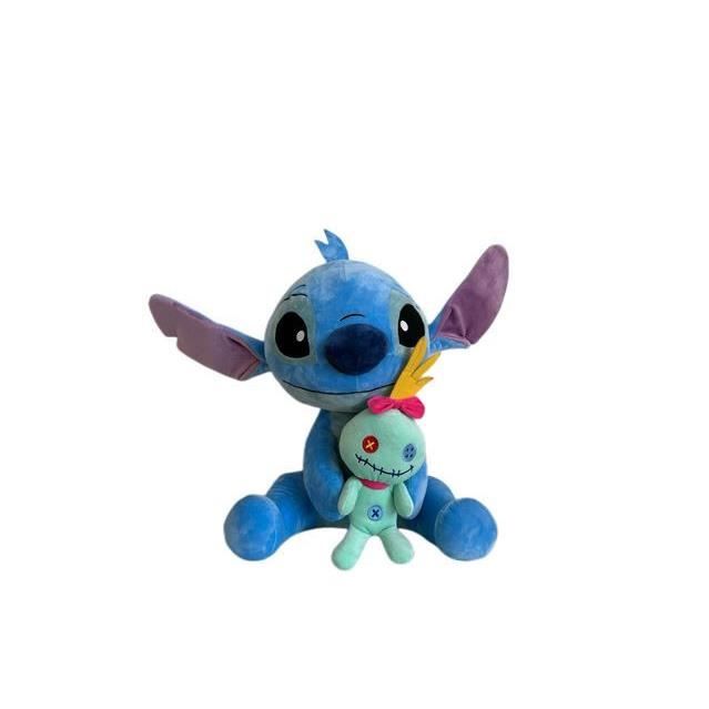 Peluche - Disney - Stitch + Scrump - 50cm - Bleu - Pour enfants à partir de 3 ans