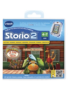 VTech Storio 2 Jeu Éducatif Le Dino Train