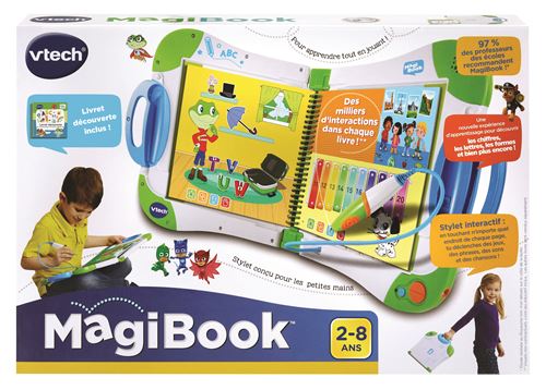 VTech MagiBook Starter Pack Vert Livre Interactif
