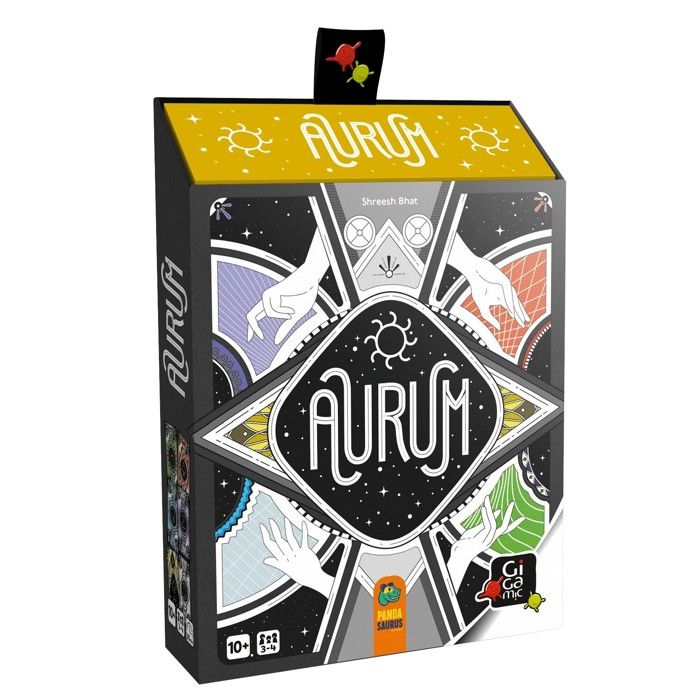 GIGAMIC - Aurum - Un Jeu de Plis - Accumulez Le Plus dor pour remporter la Partie - De 3 à 4 Joueurs - A partir de 10 Ans.