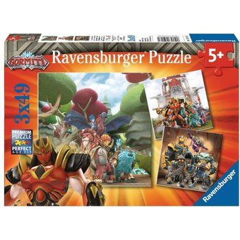 GORMITI Puzzles 3x49 pièces - Le Bien contre le Mal - Ravensburger - Lot de puzzles enfant - Dès 5 ans