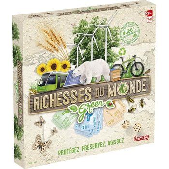 LANSAY® - RICHESSES DU MONde GREEN - Jeu de société - 2 à 6 joueurs - Dès 8 ans