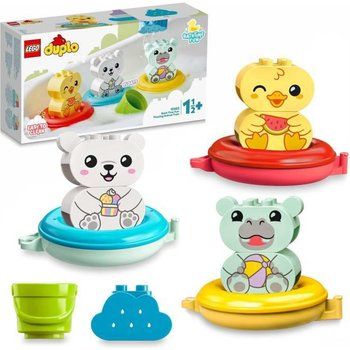 LEGO® 10965 DUPLO Jouet de Bain : Le Train Flottant des Animaux, Set Baignoire pour Bébés et Enfants 1.5+ Ans avec Canard