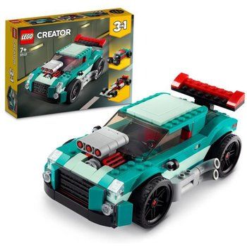LEGO® 31127 Creator 3 en 1 Le Bolide De Rue, Jouet de Voiture de Course, Modèles de Sport ou Hot Rod