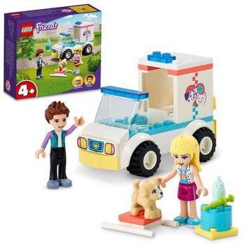 LEGO® 41694 Friends L'Ambulance De La Clinique Vétérinaire Pour les Enfants de 4 Ans et Plus, Jouet Mini-Poupée et Figurine de Chien