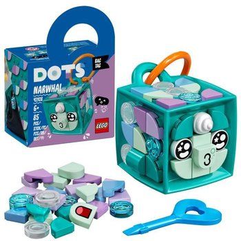 LEGO® 41928 DOTS Porte-clés narval – Accessoire et Loisirs créatifs, Décoration pour Filles et Garçons