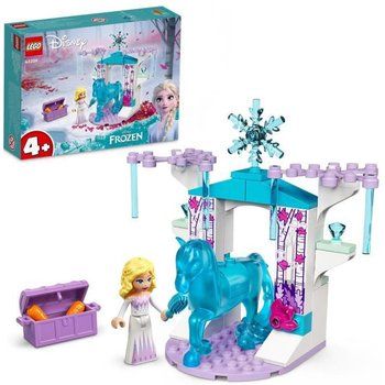 LEGO® 43209 Disney Elsa Et L’Écurie De Glace De Nokk, Jouet de la Reine des Neiges à Construire, avec Mini-Poupées et Cheval