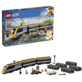 LEGO® 60197 City Le train de Passagers Télécommandé Bluetooth, Moteur à pile, Jouet enfant 6 ans, Rails et Accessoires