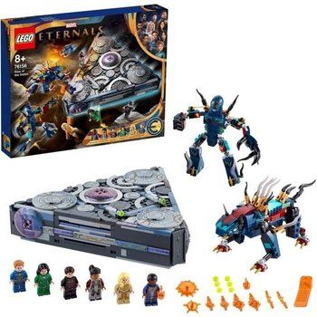 LEGO® 76156 Marvel L’ascension du Domo, Jouet de Construction Vaisseau Spatial Super-Héros du Film Les Éternels