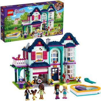 LEGO®  Friends 41449 La Maison Familiale d’Andréa, Jouet avec  Maison de Poupées, pour Enfant de 6 ans et plus Filles et Garçons
