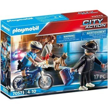 PLAYMOBIL - 70573 - Police Policière et voleur