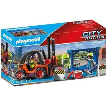 PLAYMOBIL - 70772 - Chariot élévateur avec cargaison
