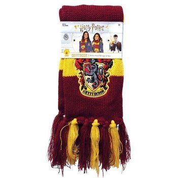 RUBIES Echarpe avec écusson Harry Potter Gryffondor - Rouge bordeaux et jaune