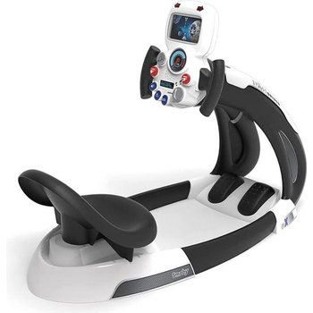 Smoby - V8 Driver Space - Simulateur de Conduite pour Enfant - Navette Spatiale - Volant Electronique - Sons et Lumières