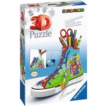 SUPER MARIO Puzzle 3D Sneaker - Ravensburger - Puzzle 3D enfant - sans colle - Pot à crayons 108 pièces - Dès 8 ans