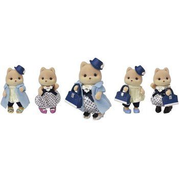 SYLVANIAN FAMILIES La valisette de mode et grande sœur chien caramel Pour Enfant - Le village