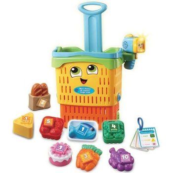 VTECH - Jouet d'Imitation Enfant - Maxi Chariot de Courses Magic'Scan