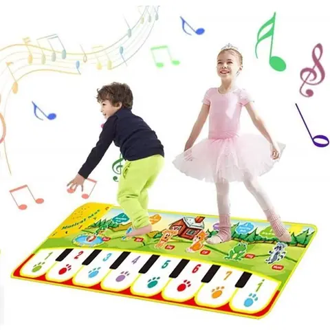Tapis Musical Bébé Piano - Instrument Touch Jeu Clavier - Enfant - Mixte