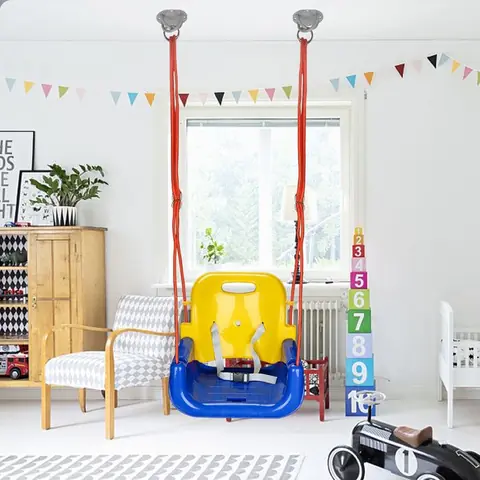 Balançoire pour enfants Balançoire de jardin Banc à bascule Bébé 3 en 1 Siège de balançoire pour bébé Les enfants