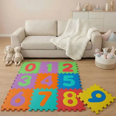 Tapis Puzzle en mousse EVA LITTLETOM - Paysage et nature - 26 pièces - Pour enfants de 3 ans et plus