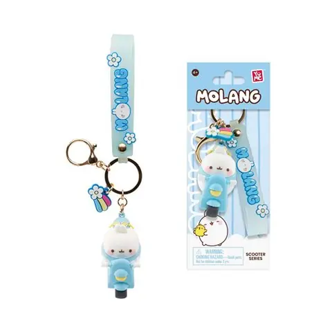 Figurine Yume Molang Porte-clés Scooter Modèle aléatoire