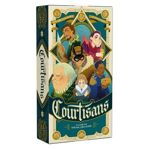 Courtisans le jeux de strategie - BLACKROCK EDITIONS - CAT080CO - Bleu - Carton / Papier - Dès 8 ans