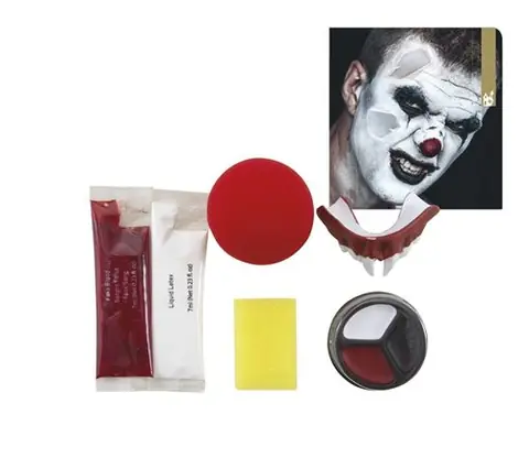 1 Kit de maquillage Clown Horreur pour la fête d'Halloween REF/20600