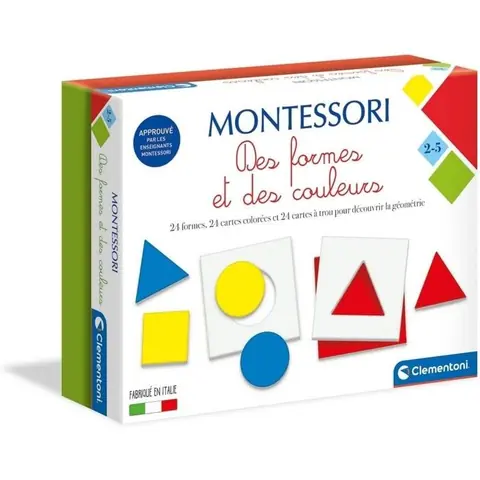 Clementoni - Des Formes Et Des Couleurs Montessori Clementoni