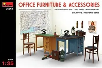 Office Furniture & Accessories - 1:35e - Miniart