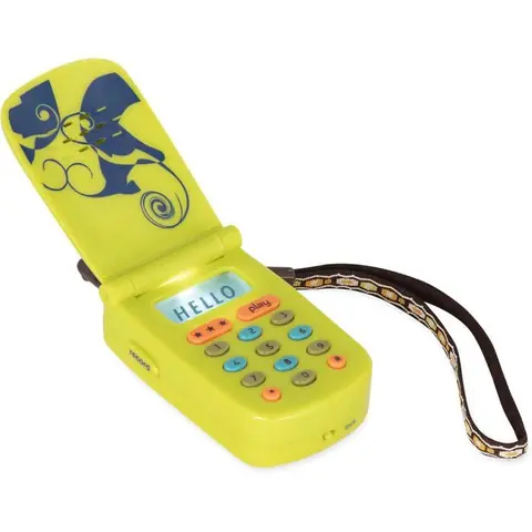 Téléphone jouet interactif - SUTEO - Téléphone à bascule - Lumières et sons - 18 mois et + - 699x414x1905 cm - Jaune