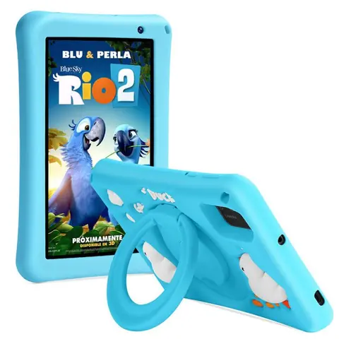 Tablette tactile enfants 7 pouces Android 13 8+64GoOcta-CoreContrôle parental Kid-Proof ÉtuiBleu