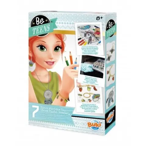 Kit créatif - BUKI FRANCE - Bijoux en plastique - Pour enfants de 3 à 5 ans - Intérieur