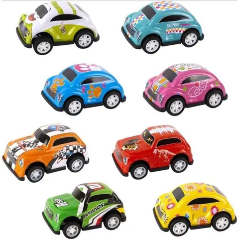 8pcs Voiture Friction Petites Voitures Jouets Voiture Miniatures Coffret Voiture Jouet pour Enfants Filles Garçons 2 3 4 Ans et Plus