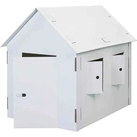 Maisonnette de jeu XXL - JOYPAC - KREUL - Carton ondulé - Montage facile - Extérieur enfant