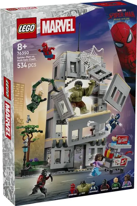LEGO® Marvel 76350 L'affrontement légendaire entre Spider-Man et Hulk
