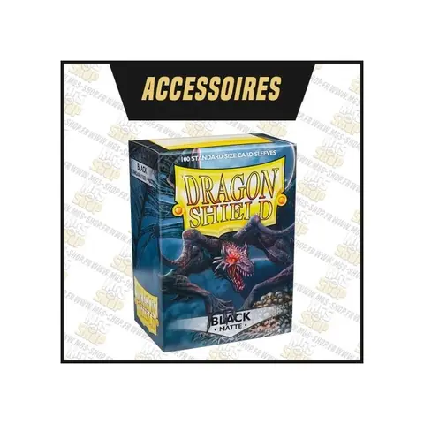 Dragon Shield - Sleeves Standard - Noir Matte (x100)