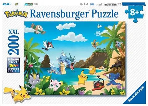 Puzzle 200 pièces XXL Ravensburger Attrapez les tous ! Pokémon