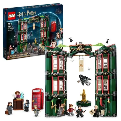LEGO® 76403 Harry Potter Le Ministère de la Magie 12 Minifigurines et une Fonction de Transformation Idée de Cadeau