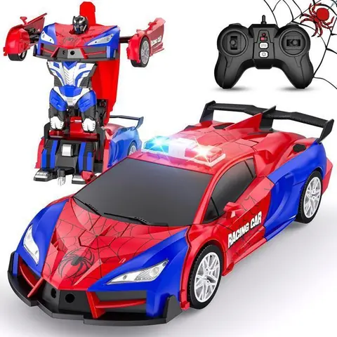Voiture Télécommandée Enfant Jouet Enfant  4 5 6 7 8 9 10Ans Garçon Fille Robot de Voiture TransformableVoiture RC Car