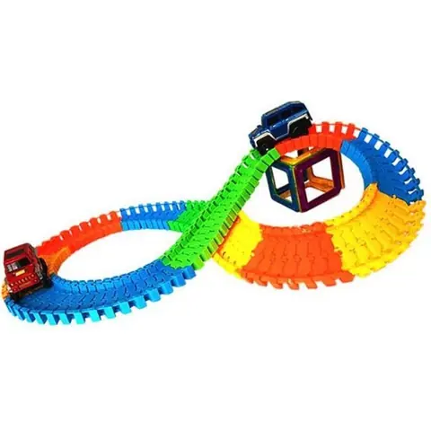 Circuit flexible avec voiture 56 pièces